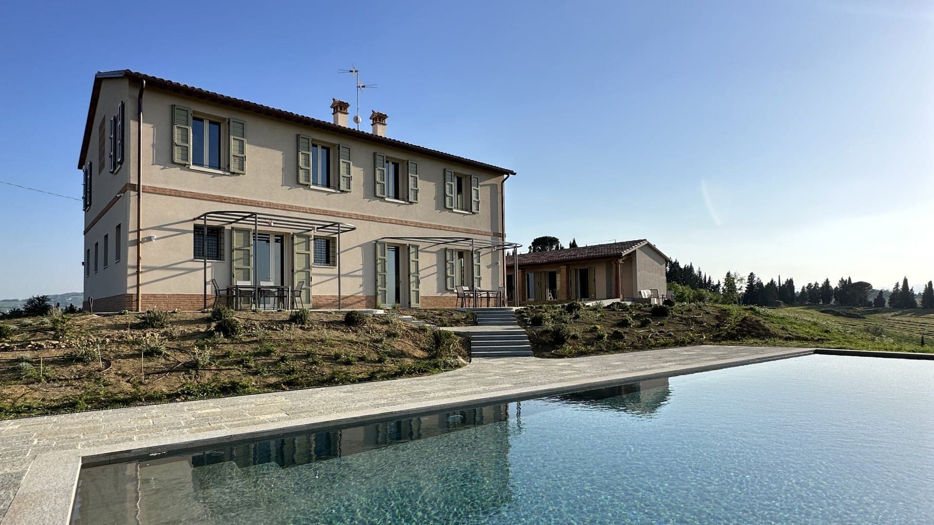 Restored podere in the Romagna hills