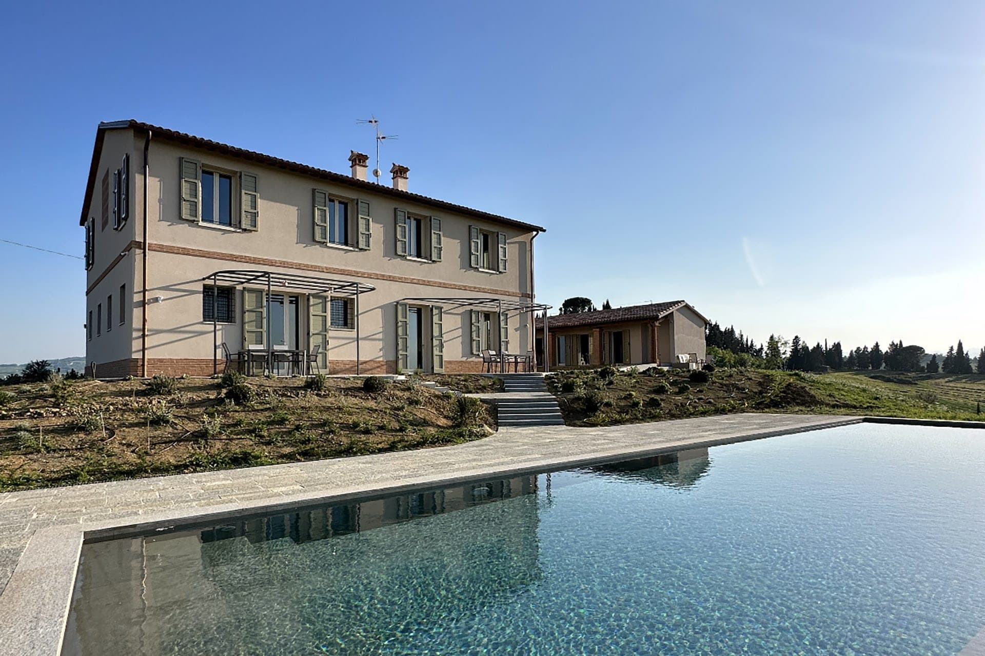 Restored podere in the Romagna hills