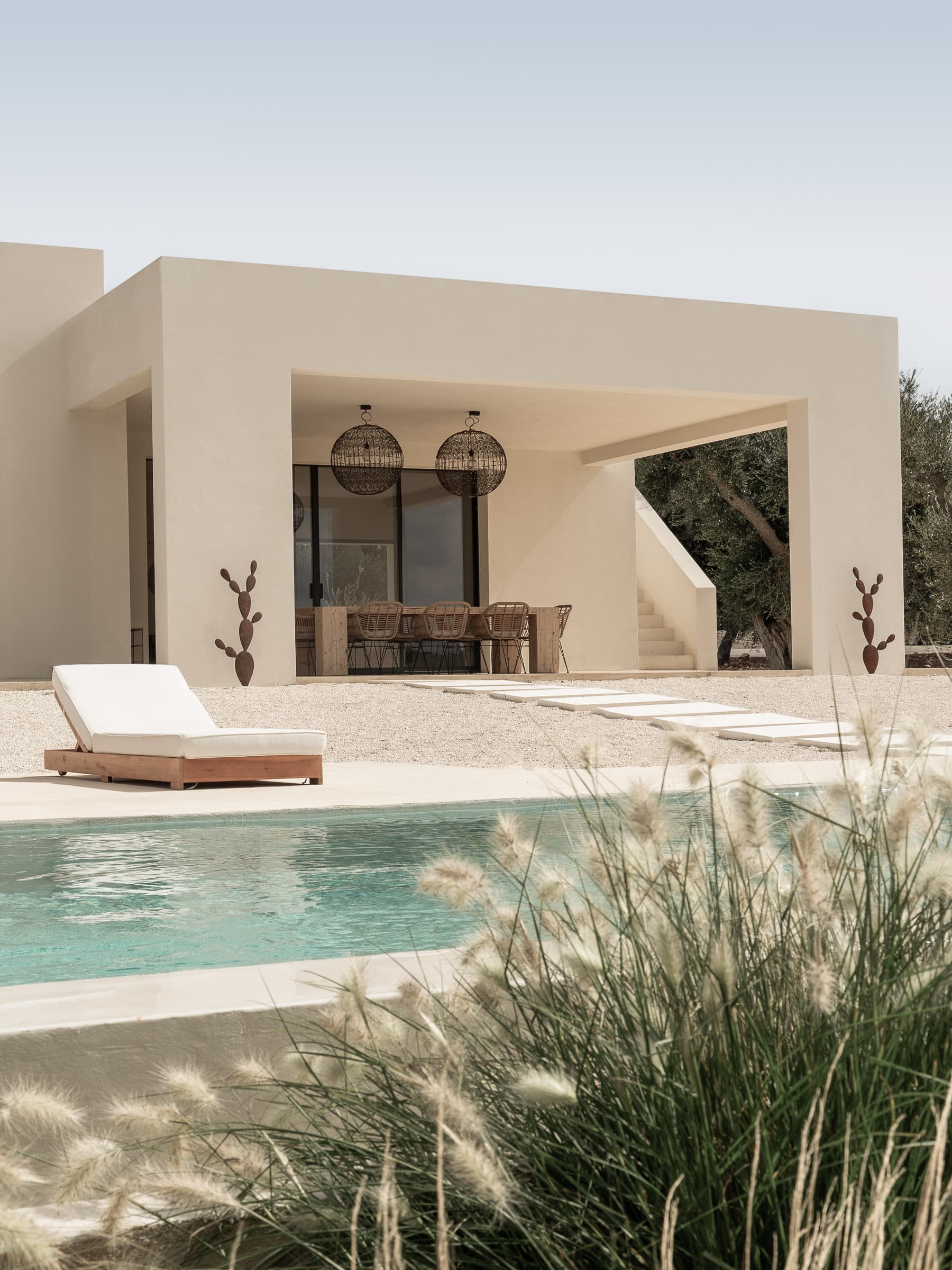 Minimalist design villa in Puglia